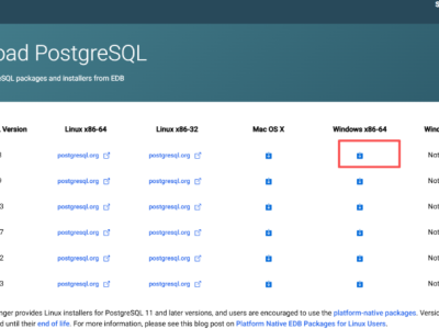 windows本地安装postgres教程